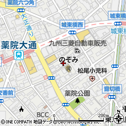 薬院中央パークマンション周辺の地図