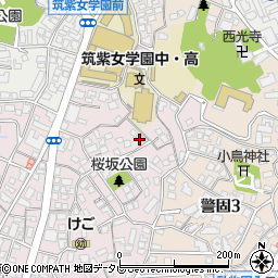 モントーレ桜坂周辺の地図