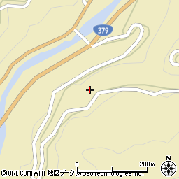 愛媛県喜多郡内子町大瀬東周辺の地図