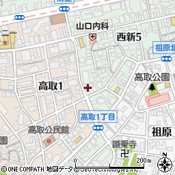 下田荘周辺の地図