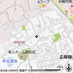 福岡県糸島市志摩師吉757-1周辺の地図