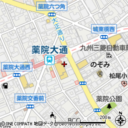 日本パーキング薬院４丁目駐車場周辺の地図