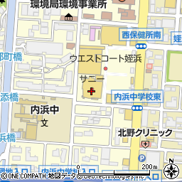 福岡銀行サニー姪浜店 ＡＴＭ周辺の地図
