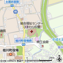 桂川町役場　子育て支援課周辺の地図