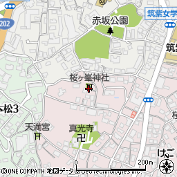 桜ヶ峯神社周辺の地図