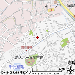 福岡県糸島市志摩師吉805-17周辺の地図