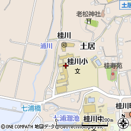 桂川町立桂川小学校周辺の地図