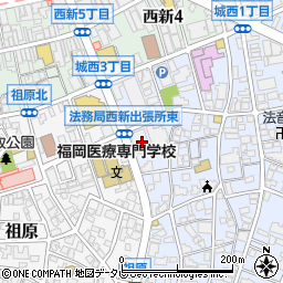 鶴内科医院周辺の地図