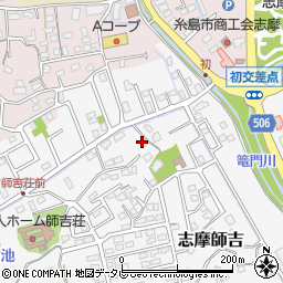 福岡県糸島市志摩師吉775周辺の地図