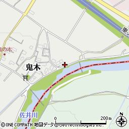 福岡県豊前市鬼木560-2周辺の地図