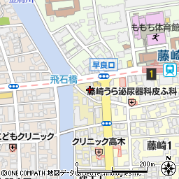 福岡銀行藤崎支店 ＡＴＭ周辺の地図