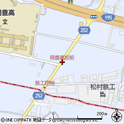 岡豊高校前周辺の地図
