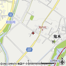 福岡県豊前市鬼木142周辺の地図