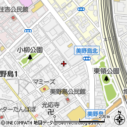 福岡市麺類商工協同組合周辺の地図
