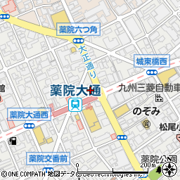 西日本シティ銀行薬院支店周辺の地図