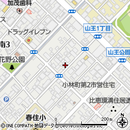 ミドリ安全株式会社福岡支店周辺の地図