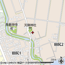 田尻本村公民館周辺の地図