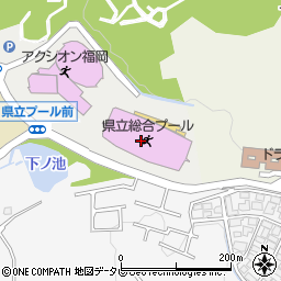 福岡県水泳連盟周辺の地図
