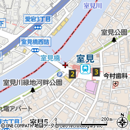 福岡市有料自転車駐車場　室見駅前自転車駐車場周辺の地図