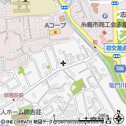 福岡県糸島市志摩師吉789-7周辺の地図