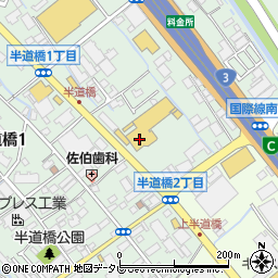 福岡トヨタ　博多店周辺の地図
