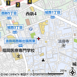坂本バレエスタジオ周辺の地図
