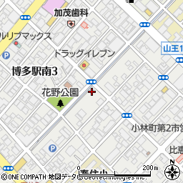 日産レンタカー博多駅南店周辺の地図
