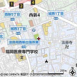 西日本わかばスクール　福岡教室周辺の地図