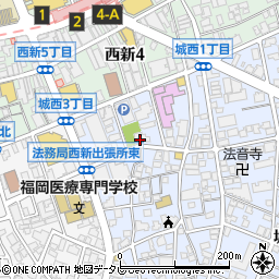 西日本わかばスクール　福岡教室周辺の地図