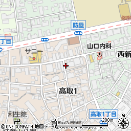 ホルモン専門店ヨコヤマ商店　高取店周辺の地図