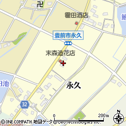 福岡県豊前市永久147周辺の地図