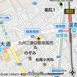 九州三菱自動車販売株式会社　本社電算室周辺の地図