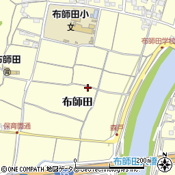 高知県高知市布師田周辺の地図