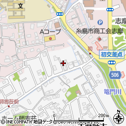 福岡県糸島市志摩師吉787-4周辺の地図
