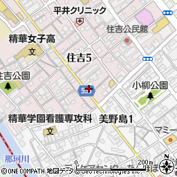 安保破棄福岡県実行委員会周辺の地図