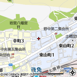 〒783-0012 高知県南国市東山町の地図