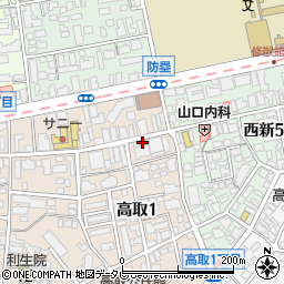 藤崎駅商店街デンタルクリニック周辺の地図