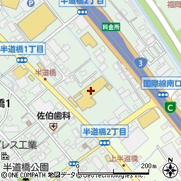 福岡トヨタ自動車博多店・Ｕ－Ｃａｒ博多周辺の地図