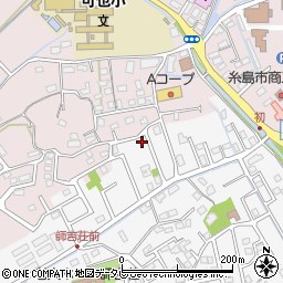 福岡県糸島市志摩師吉796-18周辺の地図