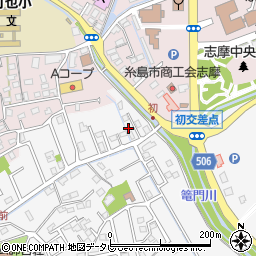 福岡県糸島市志摩師吉779周辺の地図