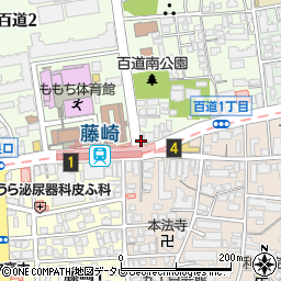 オークピア藤崎駅前周辺の地図