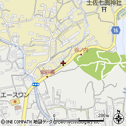 高知県高知市北秦泉寺28-1周辺の地図