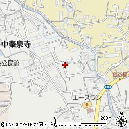 高知県高知市中秦泉寺周辺の地図