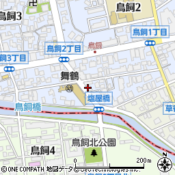 エディオン六本松店周辺の地図