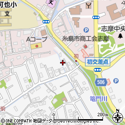 福岡県糸島市志摩師吉779-13周辺の地図