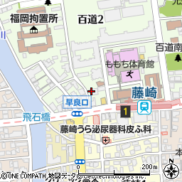 福岡市有料自転車駐車場　藤崎駅第２自転車駐車場周辺の地図