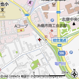 福岡県糸島市志摩師吉779-9周辺の地図