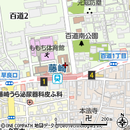 福岡市早良区役所周辺の地図