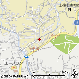 高知県高知市北秦泉寺27周辺の地図