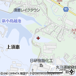 福岡県糟屋郡須惠町上須惠1096-5周辺の地図